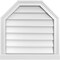 Ekena Millwork Octagonal Top Surface Mount PVC Gable Vent w/ 2"W x 2"P Brickmould Sill Frame, 22"W x 22"H GVPOT22X2203SN - alternate 1